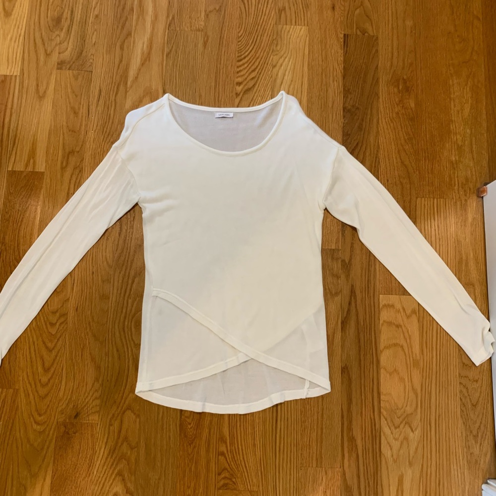 Lascana White Soft Knit Wrap Sweater, size 0/2